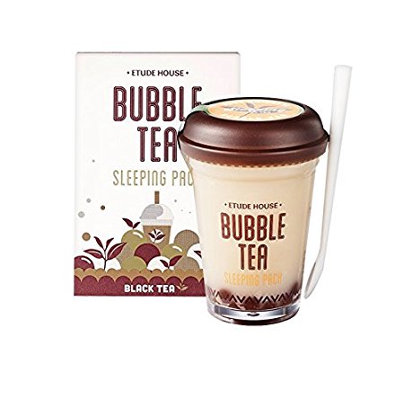 Etude House Bubble Tea Sleeping Pack (100g) (Black Tea)