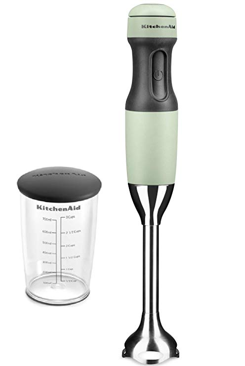 KitchenAid KHB1231API Hand Blender 2-Speed, Matte Pistachio Green