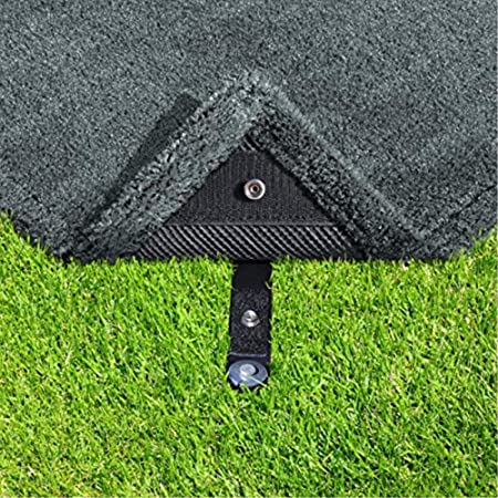 Prest-O-Fit Surfacemate Patio Rug, 8 X 12, Gray