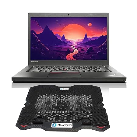 (Refurbished) Lenovo ThinkPad 5th Gen Intel Core i5 Thin & Light HD Laptop (8 GB RAM/256 GB SSD/14" (35.6 cm) HD/Windows 10 Pro/Laptop Cooling Pad/MS Office/WiFi/Webcam/Intel Graphics), Black