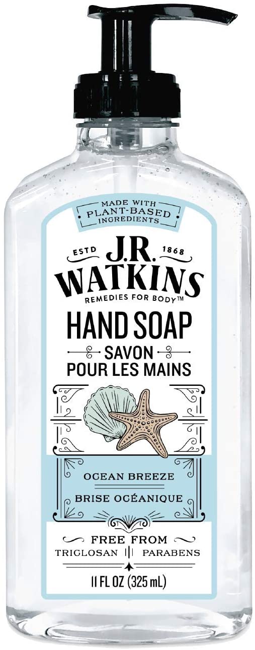 J.R. Watkins Ocean Breeze Liquid Hand Soap, 325 milliliters