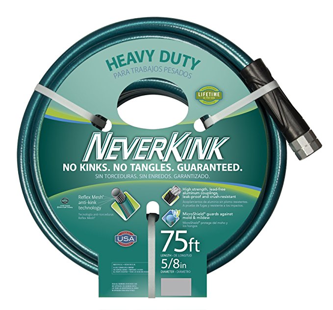 Apex 8615 -75 NeverKink Series 2000 Ultra Flexible Garden Hose, 5/8-Inch by 75-Feet