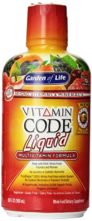 Garden of Life Vitamin Code Liquid Multi Fruit Punch 30oz