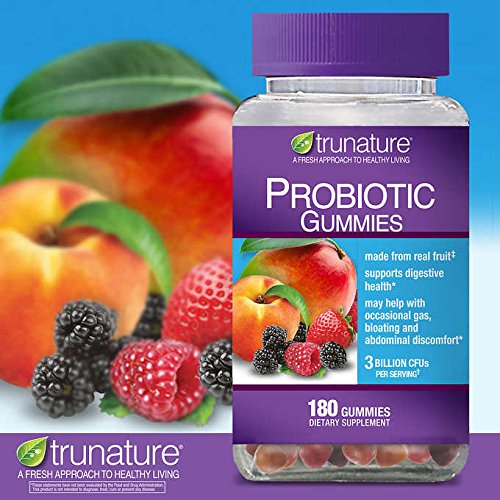 Trunature Digestive Probiotic, 180 Fruit Gummies