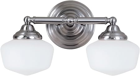 Sea Gull Lighting 44437-962 Academy Wall/Bath Vanity Style Fixture, Three Light, Chrome