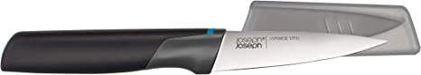 Joseph Joseph 10529 Elevate 3½" Paring Integrated Knife Rest-Teal, Stainless-steel