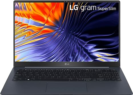 LG gram SuperSlim 15.6” OLED Laptop, Intel 13th Gen Core i7 Evo Platform, Windows 11 Home, 16GB RAM, 1TB SSD, Neptune Blue