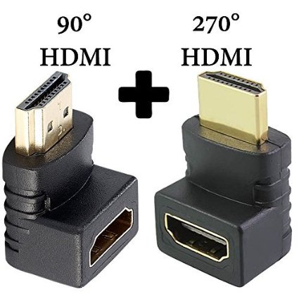 EXINOZ HDMI Adapter Kit 90 Degree and 270 Degree