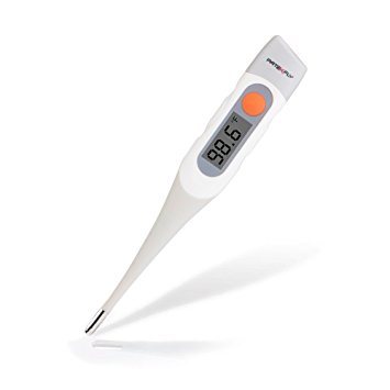 Thermometer,Patekfly Best Digital Thermometer in 10 Seconds Read for Rectal, Oral and Axillary Measurement