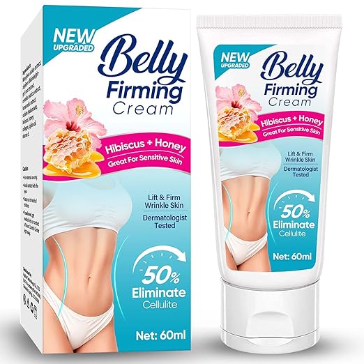 B Flat Belly Firming Cream,Effective Anti Cellulite Cream for Firming and Moisturizing Skin with Natural Ingredients,Suitable for Loose Belly & Thighs-2 Fl.oz