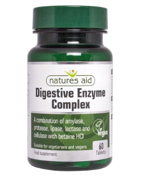 Natures Aid Digestive Enzyme 60 Tablets