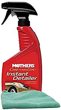 Mothers California Gold Instant Detailer (24oz.), Bundles with a Microfiber Cloth (2 Items)