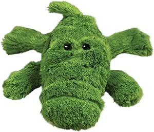 KONG - Cozie Ali Alligator - Indoor Cuddle Squeaky Plush Dog Toy - For Medium Dogs