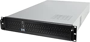 Rosewill 2U Server Chassis Rackmount Case, 4X 3.5 Bays, 2X 2.5 Devices, E-ATX Compatible, 3X 80mm PWM Fans, 2X USB 3.0, Silver/Black - RSV-Z2900U