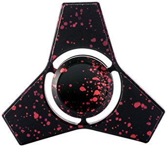 Redditline Spinner Fidget, High Speed Stainless Steel Bearing Focus, The Anti-Anxiety, 360 Spinner Helps Focusing, Starry Red