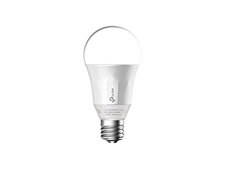 TP-Link LB100 Smart LED Wi-Fi Light Bulb, E27, 7 W (Works with Alexa and Google Assistant, B22 Bayonet Adapter Included, No Hub Required), Dimmable White