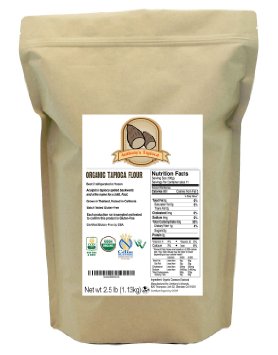 Organic Tapioca Flour / Starch (2.5lbs) by Anthony's, Certified Gluten-Free & Non-GMO