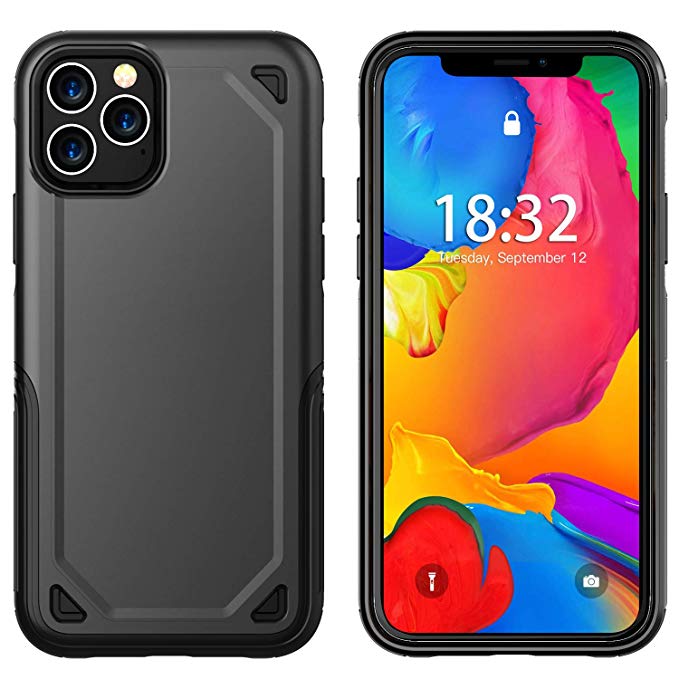 MYJOJO iPhone 11 Pro Case, iPhone 11 Case【2019】 360° Stylish Dual Layer Hard PC Back Full Body Protective Shockproof Slim Wireless Charing Support Cover Case for iPhone 11 Pro(5.8inch)
