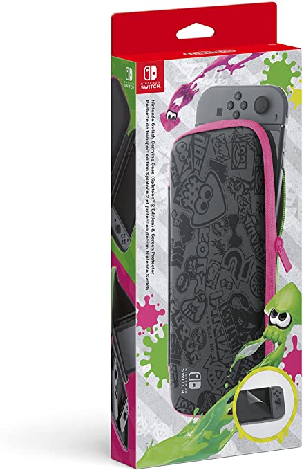 Nintendo Switch Accessory Set (Carry Case   Screen Protector) - Splatoon 2 Edition