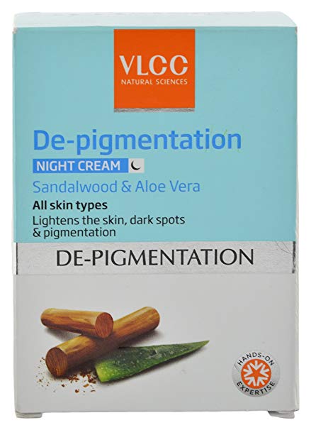 VLCC De-Pigmentation Night Cream, White, 50 grams