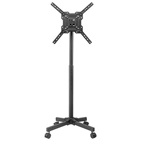 Suptek Mobile TV Floor Stand for 21-42 inches Height Adjustable for Flat Panel LED LCD Plasma Screens (ML2355)
