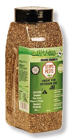 Sniff 'n' Stop All-Natural Pest Deterrent Granules 2 lbs (300 sq. ft) Repels Mice, Rats, Gophers, Snakes, Spiders, Flies, and More