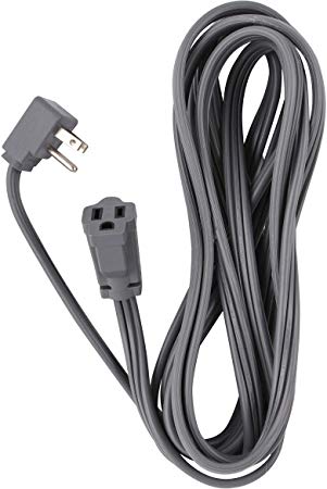 15 FT Heavy Duty Air Conditioner and Appliance Extension Cord, 14 Gauge, 15 Amp, ETL Listed, Grey