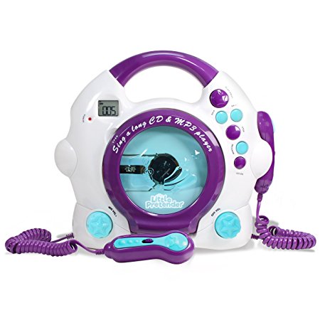 Kids Karaoke Machine - CD & MP3 Player Sing-A-Long Music Player