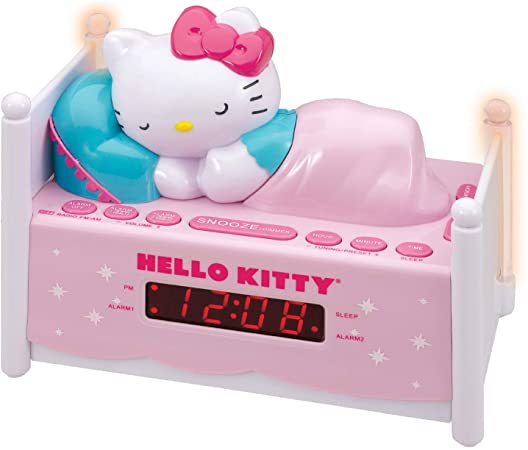 HELLO KITTY KT2052A Alarm Clock Radio with Night Light
