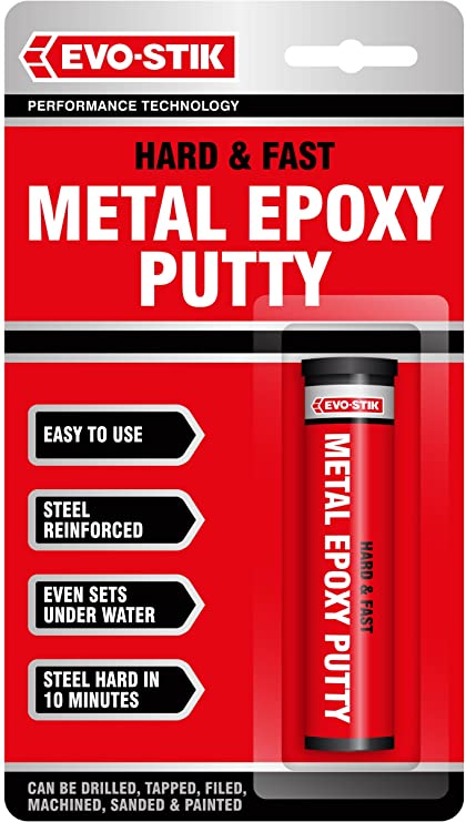 Evostick Hard And Fast Super Glue Metal Epoxy Putty High Quality 50g