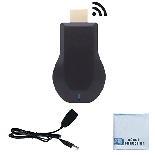 Wireless WiFi HDMI Display dongle - stream and mirror HD media from Smartphone and Tablet devices to TV   eCostConnection Microfiber Cloth