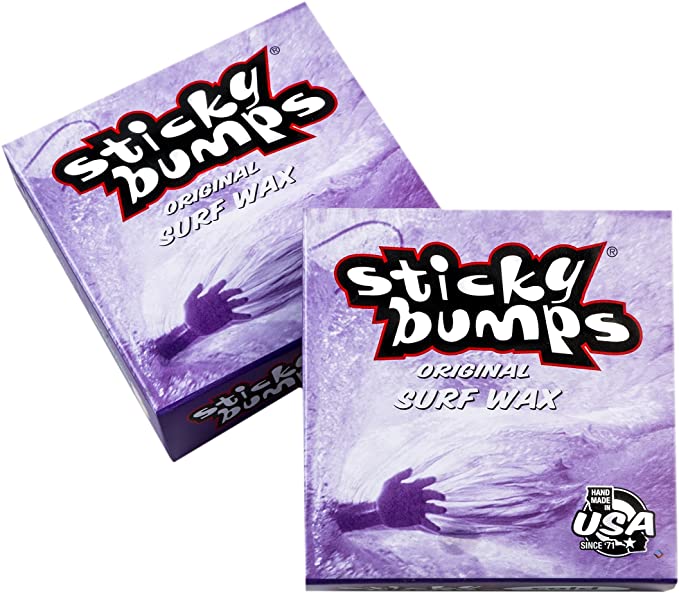 Sticky Bumps Cold Surf Wax Handwrapped Label (Pack of 3), SB23, White