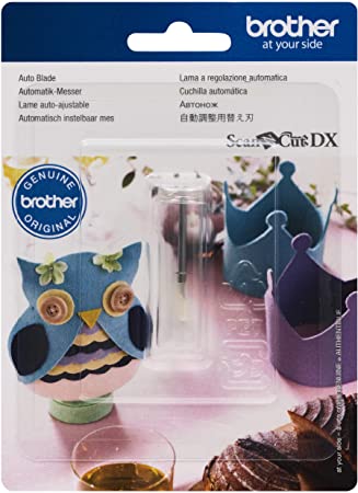 Brother ScanNCut DX CADXBLD1 Auto Blade, Replacement Accessory, Cut Materials 0.1-3mm Thick Including Fabric, Felt, Vinyl and More