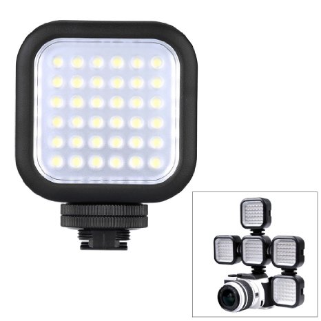 Godox Dimmable Ultra Bright Portable 260LUX CN36 Continuous On Camera Led Light Panel for Camera Camcorder VideoFit Canon Sony Nikon almost DSLR Camera