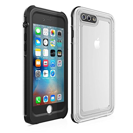 QZH iPhone 7 Plus Waterproof Case , IP68 Certificated Bult -in screen touch Waterproof / DropProof /DirtProof for iPhone 7 Plus