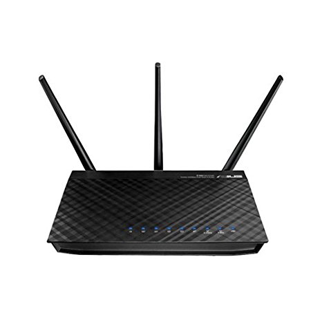 Asus Rt-N66u 802.11n Dual Band Wireless Router,2.4 Ghz/ 5 Ghz,Up to 900mbps,2xus