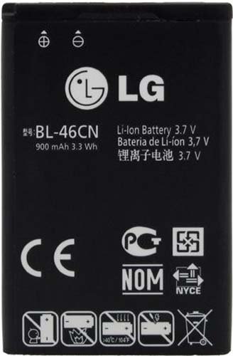 LG EAC61778401 Lithium Ion Battery for LG BL-46CN/A340 - Original OEM - Non-Retail Packaging - Black