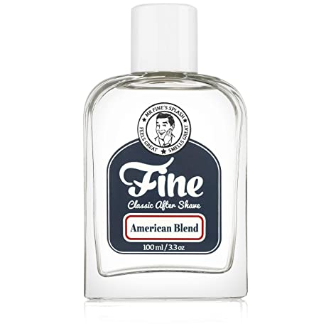 Mr Fine's American Blend Mens Aftershave -A Splash of Classic Barbershop Aftershave for Modern Men - The Wet Shaver’s Favorite