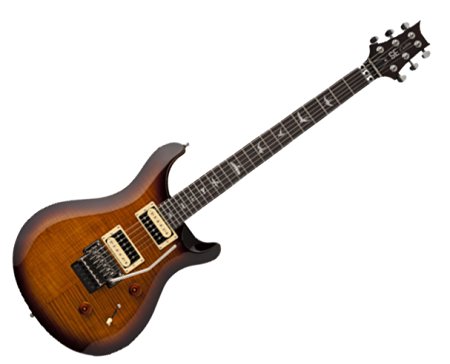 Paul Reed Smith SECUST24FL Floyd Rose 6-String Electric Guitar-Tobacco Sunburst