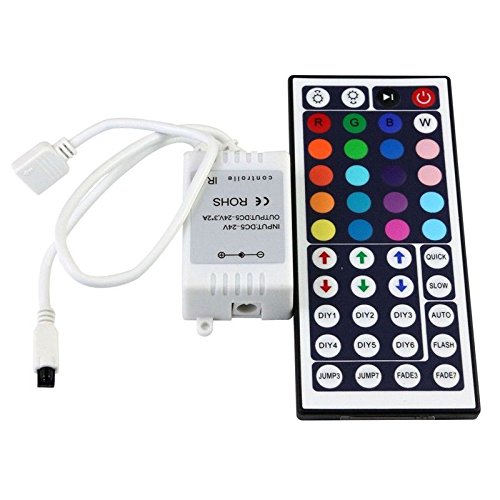 SUPERNIGHT IR Remote Controller 44 Keys for RGB LED Light Strip