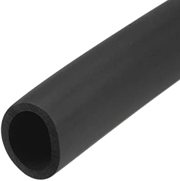 uxcell Foam Tubing for Handle Grip Support, Pipe Insulation, 30mm ID 40mm OD 1m Length Black