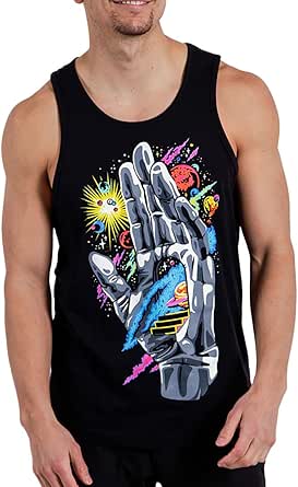 INTO THE AM Premium Graphic Tank Tops for Men - Summer Beach Men's Tanks S - 2XL