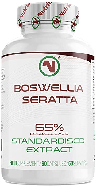 MEGA Sale - Nutriodol Boswellia Serrata Extract Max Strength 500mg Capsules | 60 Days Supply | Supplement for Joint Care | Relief from Pain and Inflammation