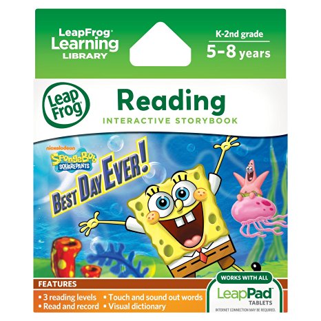 LeapFrog LeapPad Ultra eBook: SpongeBob SquarePants Best Day Ever! (works with all LeapPad tablets)
