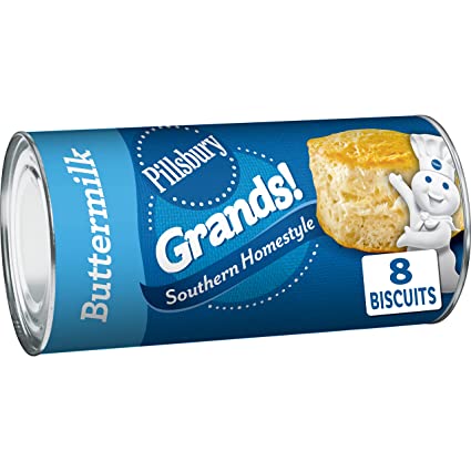 Pillsbury Grands! Southern Homestyle Buttermilk Biscuits, 16.3 oz, 8 ct
