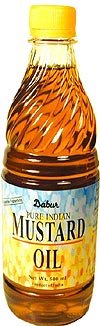 Dabur Pure Indian Mustard Oil 500 ml (16.9 Fl. Oz.)