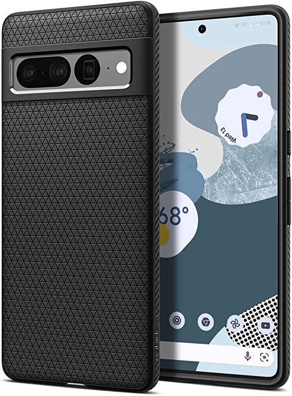 Spigen Liquid Air Designed for Pixel 7 Pro Case (2022) - Matte Black