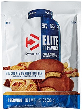 Dymatize Elite Whey Protein, Chocolate Peanut Butter, 36 Gram