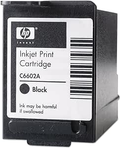 HP Black Reduced Height Original Ink Cartridge (C6602A)