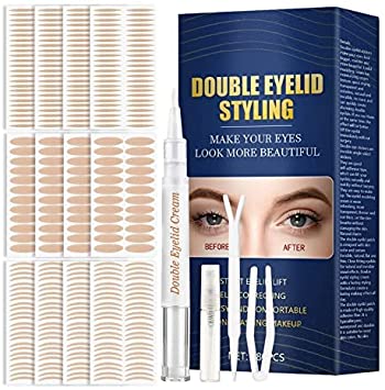 Eyelid Tape,Eyelid Lifter Strips Breathable & Invisible, Instantly Enlarge the Eyes, Convenient for Makeup, Waterproof and Sweatproof